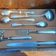 Silver Metal Cutlery Set Goldsmith Cleper Paris 1902