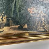 Renaissance Painting, Chromolithograph Reproduction, Giclée, By Leilie