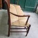 THREE-SEATER STRAW BANQUETTE PROVENCAL RADASSIER