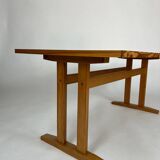Vintage dining table pine AMA 70s shaker table