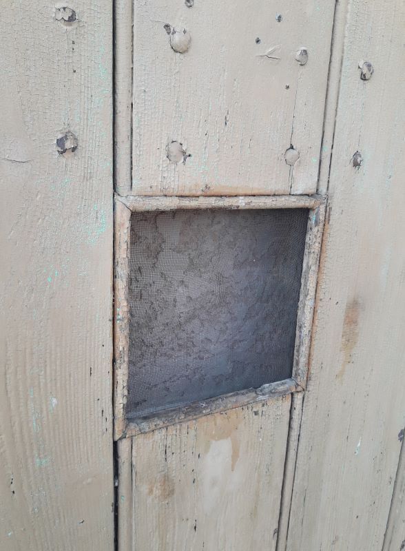 Old attic door, 19th