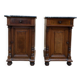 Pair of bedside tables from the Napoléon III period.
