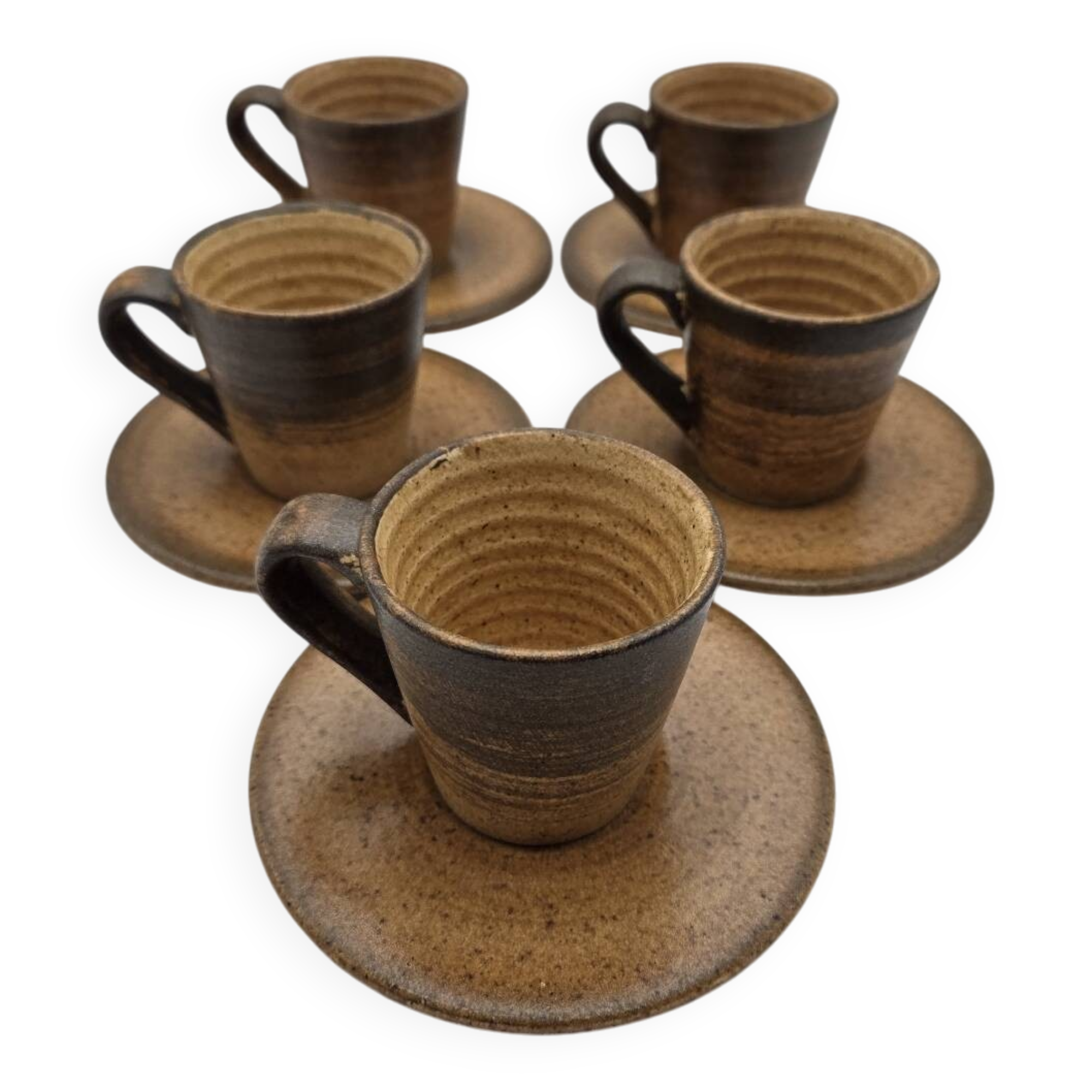 5 vintage ceramic cups