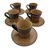 5 vintage ceramic cups
