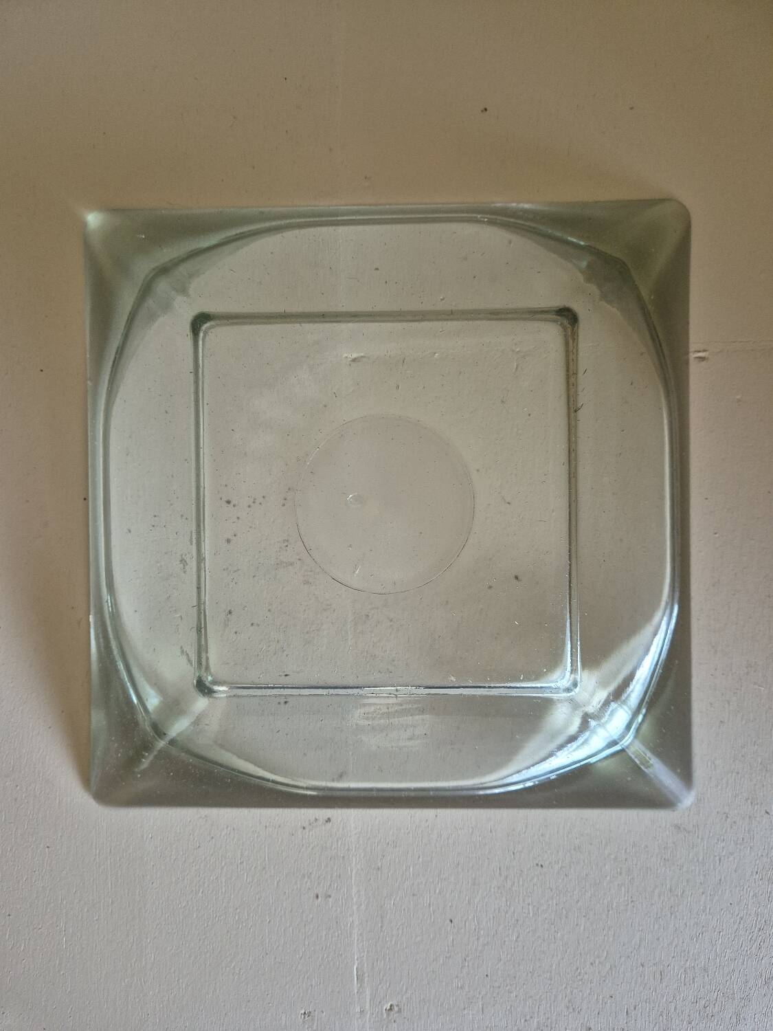 Coupe à fruits en verre pressé