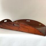 Marine coffee table mahogany "butler" top