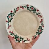 Set of 6 vintage dessert plates model Cécile by HBCM
