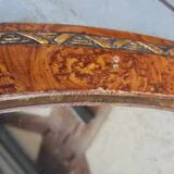 Oval mirror wood and gilding