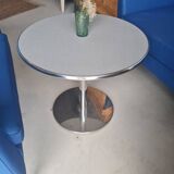 Steel bistro coffee table