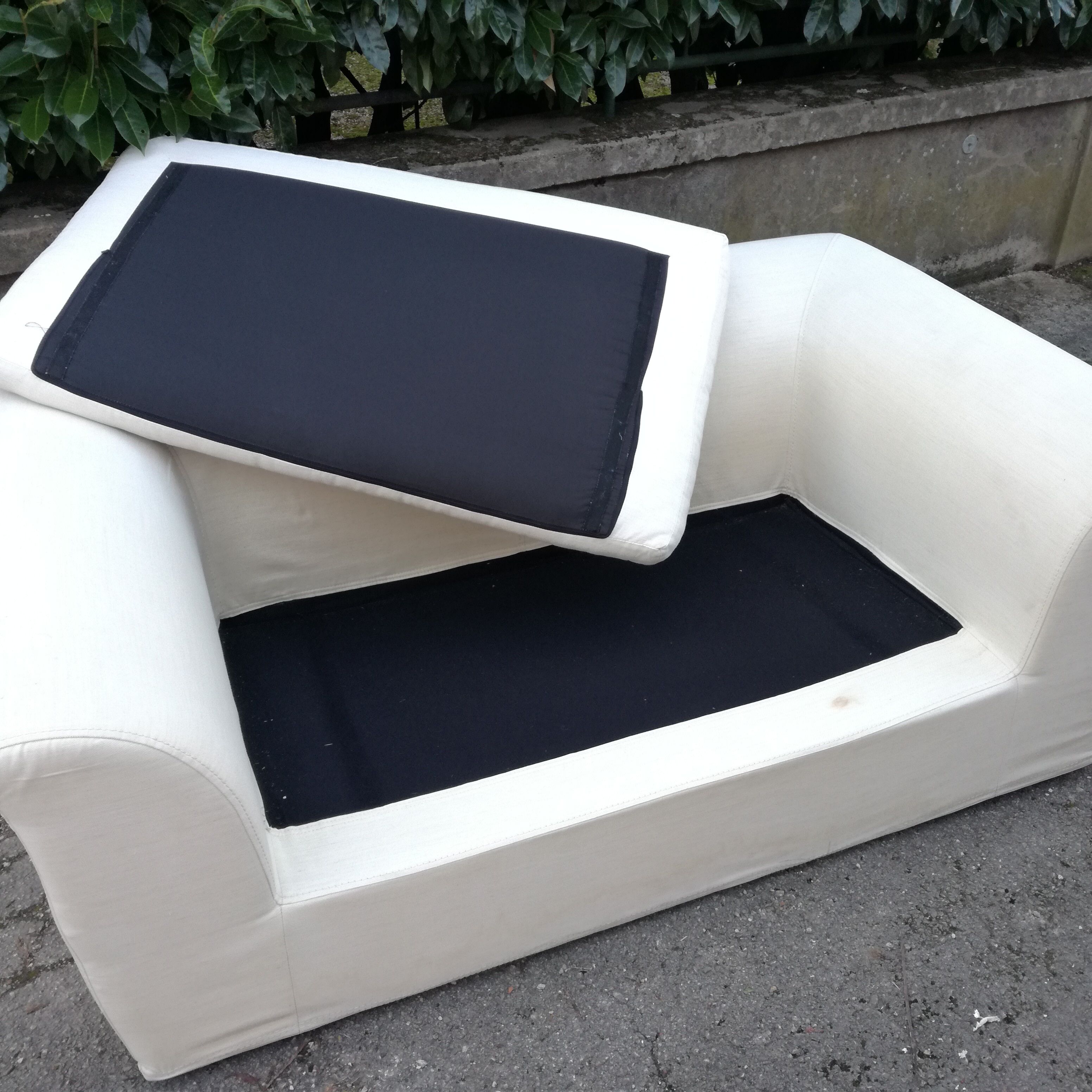 Ligne roset bench in fabric
