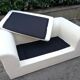 Ligne roset bench in fabric