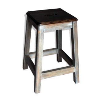 Tabouret de peintre patiné « Gaspard »