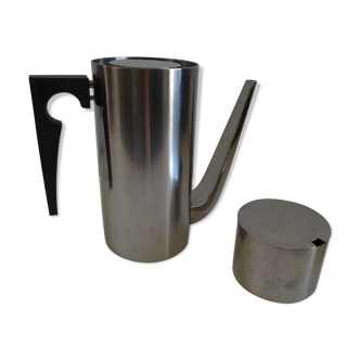 Coffee maker and sugar maker Cylinda line Stelton Arne Jacobsen Scandinavian design an 70