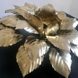 Ceiling lamp flower / golden leaves