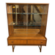 Mid-Century Vintage Turnidge of London Teak Display Cabinet (1960s–1970s)