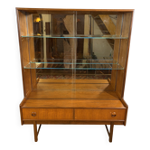 Vitrine Turnidge de Londres en teck, années 1960-1970