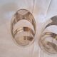 Pair of Paolo Gatti designer bottle holders