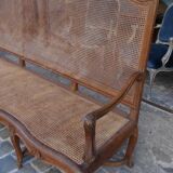 Bench Regency in beech. Time: 19th