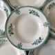 Lot of 6 hollow plates terre de fer saint-amand xixth