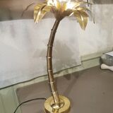 Brass palm tree lamp