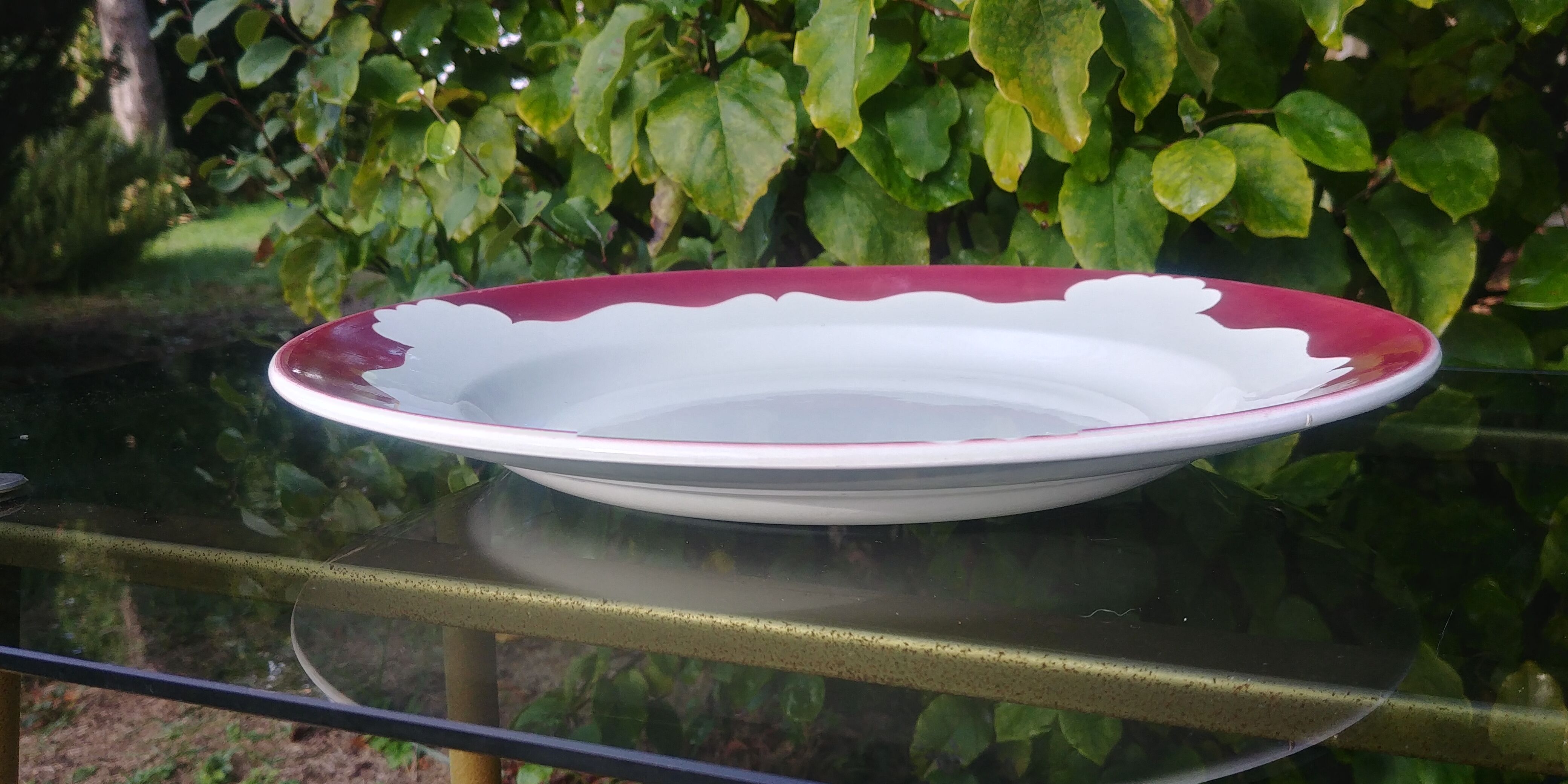 Serving dish Digoin Sarreguemines -49 30/40s