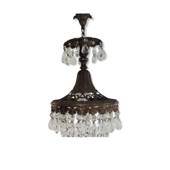 Polish chandelier with grapevine /suspension/vintage
