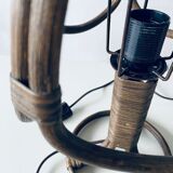 Vintage rattan lamp
