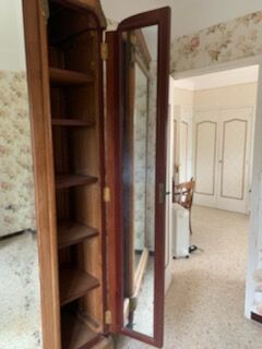 Art deco inlaid and bronze 3-door wardrobe circa 1920