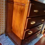 Art deco chest of drawers feet whiskers patinated