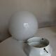 XL bathroom ceiling light from Palace, porcelain and opaline, 1950s