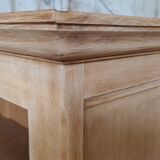 Open bookcase in chene