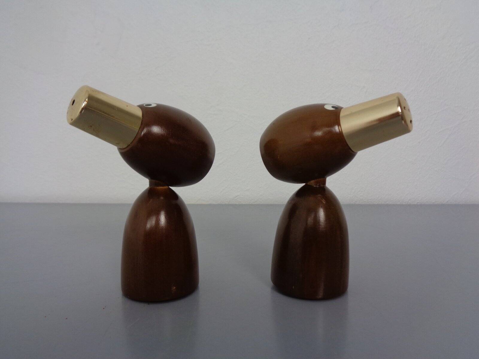 Mid-Century Salt and Pepper Shakers, 1960s, Set of 2