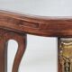 Chair canned 1900 marquetry and bronze louis XVI style