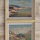 Old painting, Mediterranean calanques