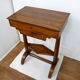 Travailleuse meuble d'appoint en bois, coffre & tiroir