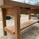 Solid oak workbench