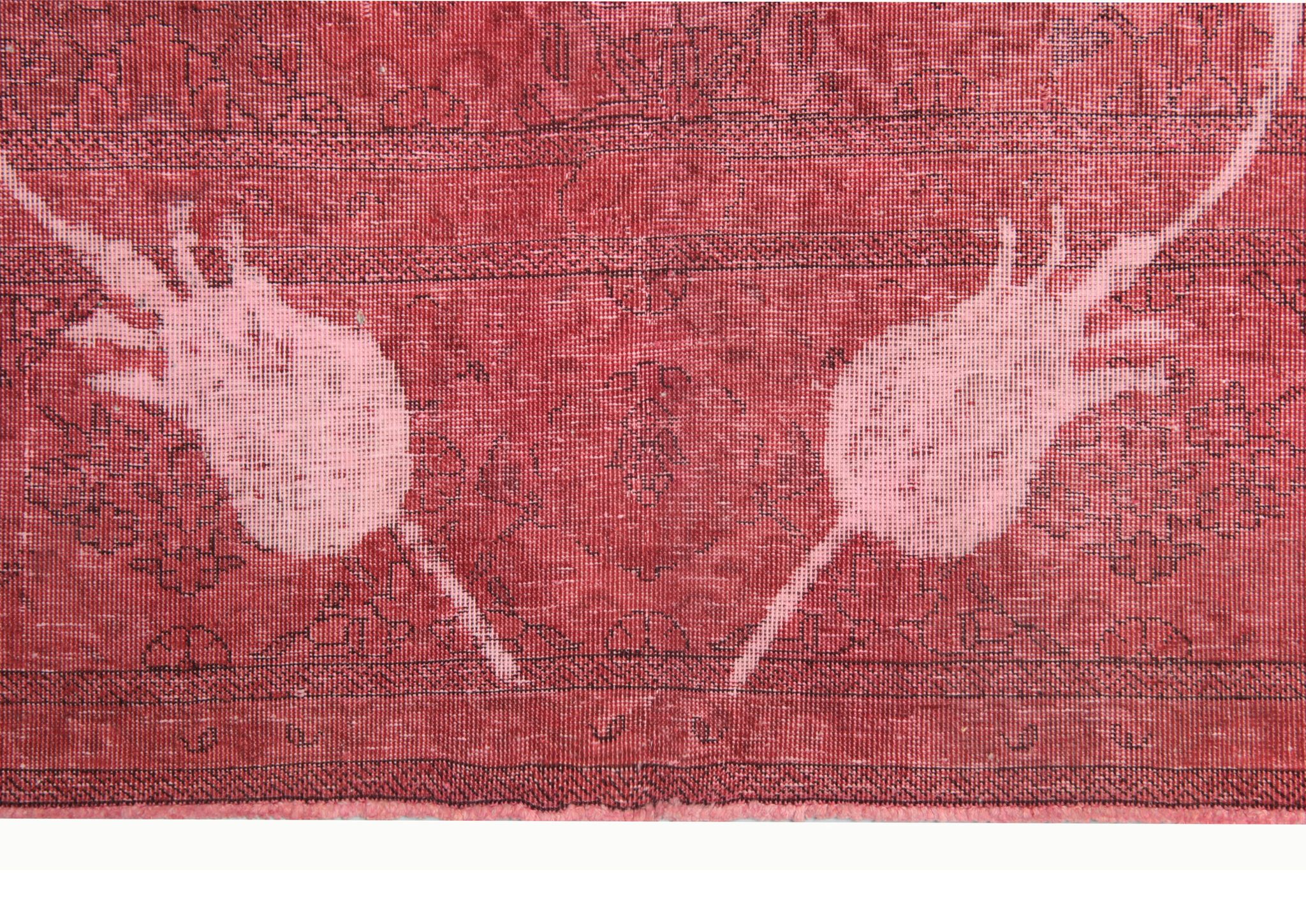Handmade red persian rug traditional oriental wool carpet- 296x328cm