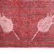 Tapis persan rouge fait à la main tapis traditionnel en laine orientale - 296x328cm