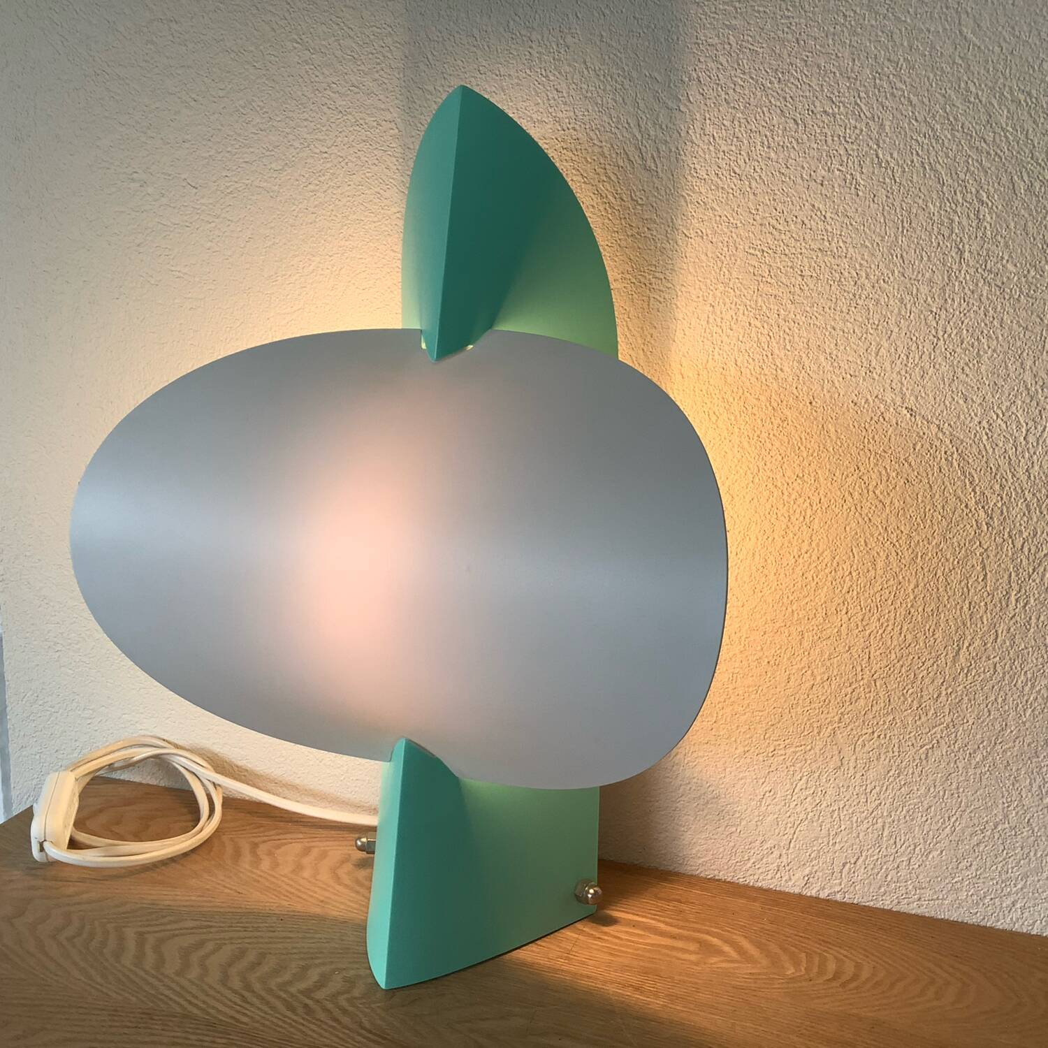 Vintage Lamp Slamp Samuel Parker 80.s Post-modern Sails Opaflex