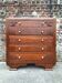 Commode art déco, meuble ancien vintage plateau marbre