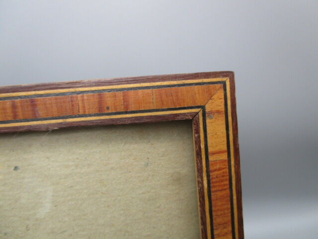 Wall frame or antique table inlaid wood inlaid