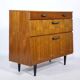 Buffet à chaussures vintage en teck, design milieu du siècle, années 1960