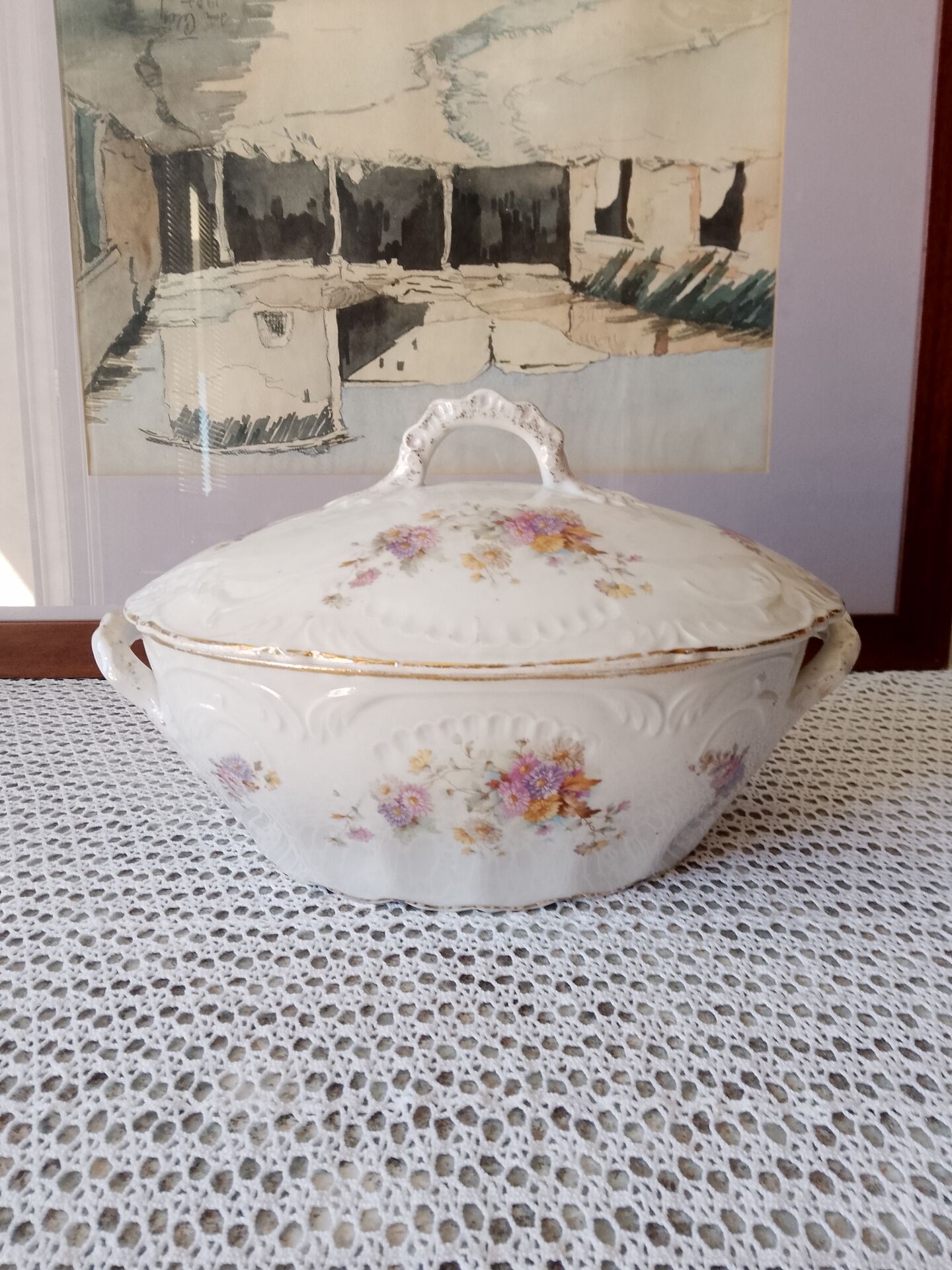Antique soup tureen