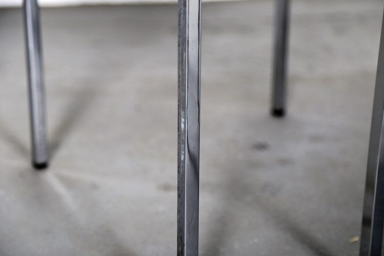 Modernist stackable tables by Trix & Robert Haussmann