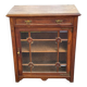 English Regency solid wood display cabinet