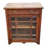English Regency solid wood display cabinet