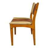 Set of 6 mid-century oak dining chairs by Uldum Mobelfabrik 1960s