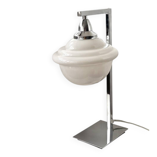Lampe de table UFO chromée