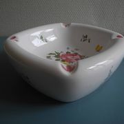 large ceramic vintage decorative French ashtray