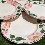 6 flat plates Villeroy and Boch, Wild-Rose model